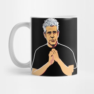 Anthony Bourdain: Culinary Explorer - WPAP Art Mug